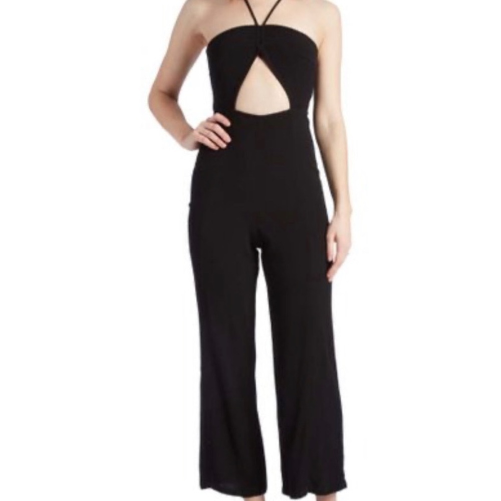 Flynn Skye | black wide leg jumpsuit - Picture 1 of 7
